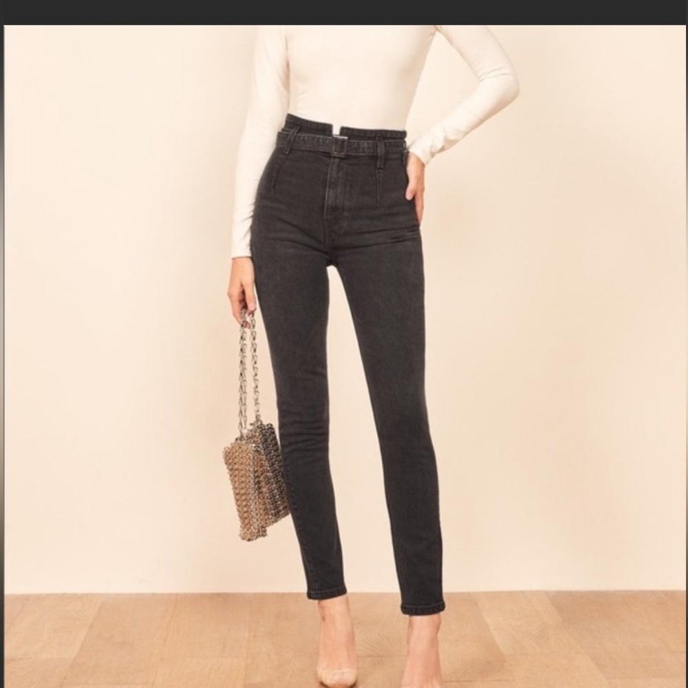 Brand New Reformation kayo high and skinny jeans